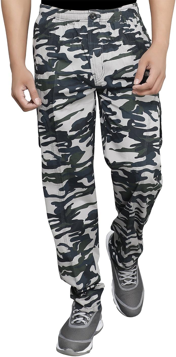 SAPPERMens Camouflage Cotton Regular fit Cargo Pants