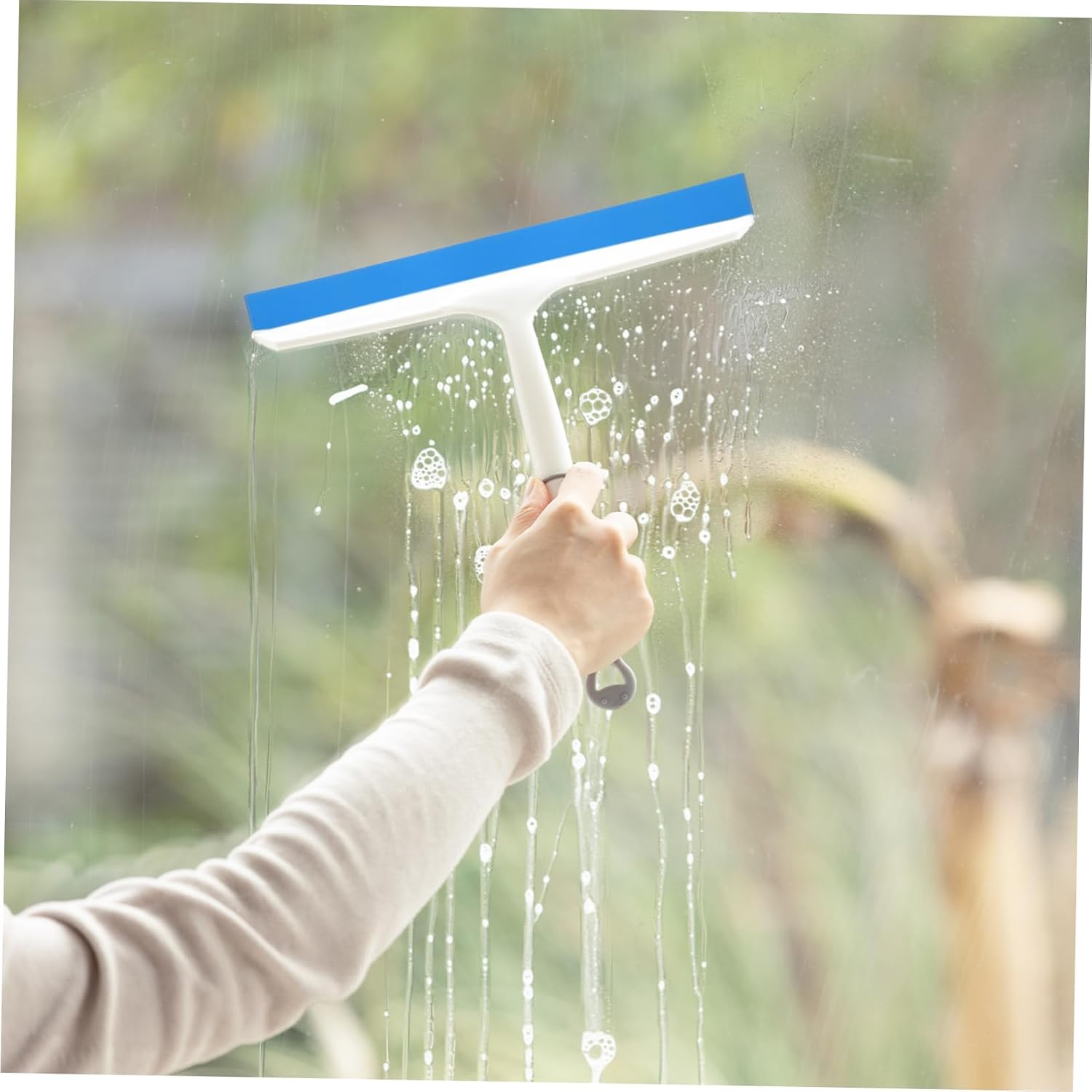Squeegee Replacement for and Silicone Scraper Strip for Water Removal for Shower Doors and