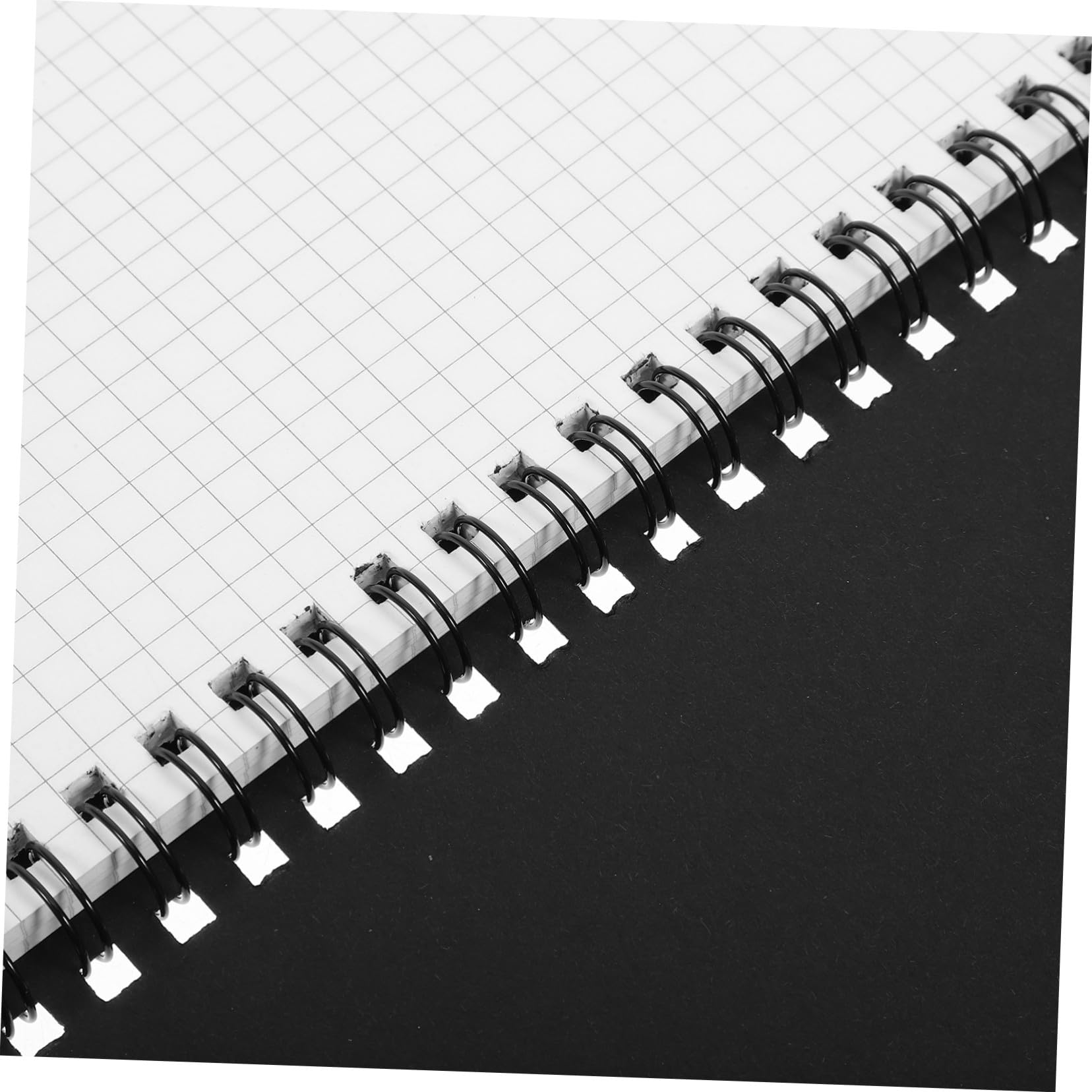 4 Stück Notizbücher Kariert mit Stabilem Kraftpapier cover Robustes Spiralheft für Schule Studium und Büro Geeignet für Füller Vielseitig Einsetzbar für Notizen Skizzen und