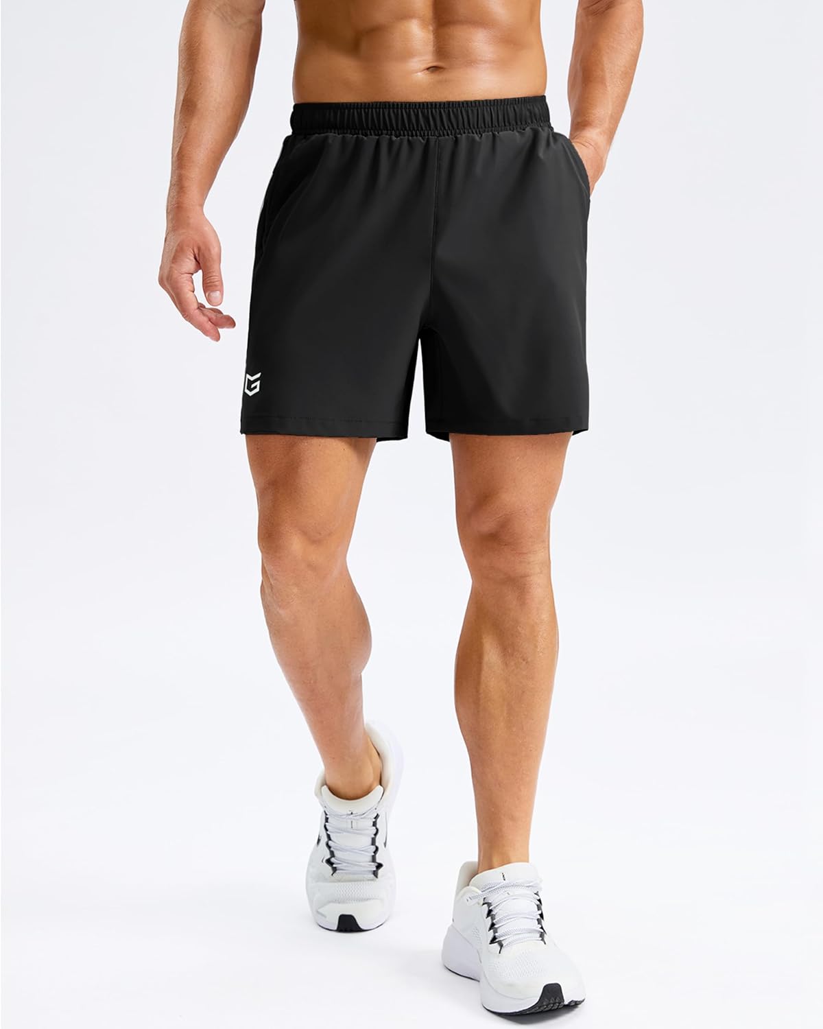 G Gradual Men's Athletic Running Shorts with Pockets Lightweight Quick Dry 5"/ 7"/ 9" Basketball Workout Gym Shorts for Men - Image 3