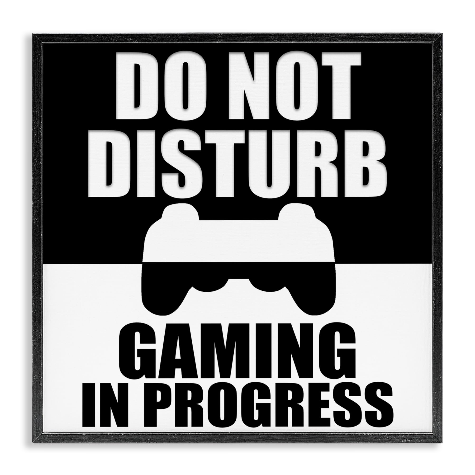 Art giclée encadré Do Not Disturb pour ne plus être dérangé en session