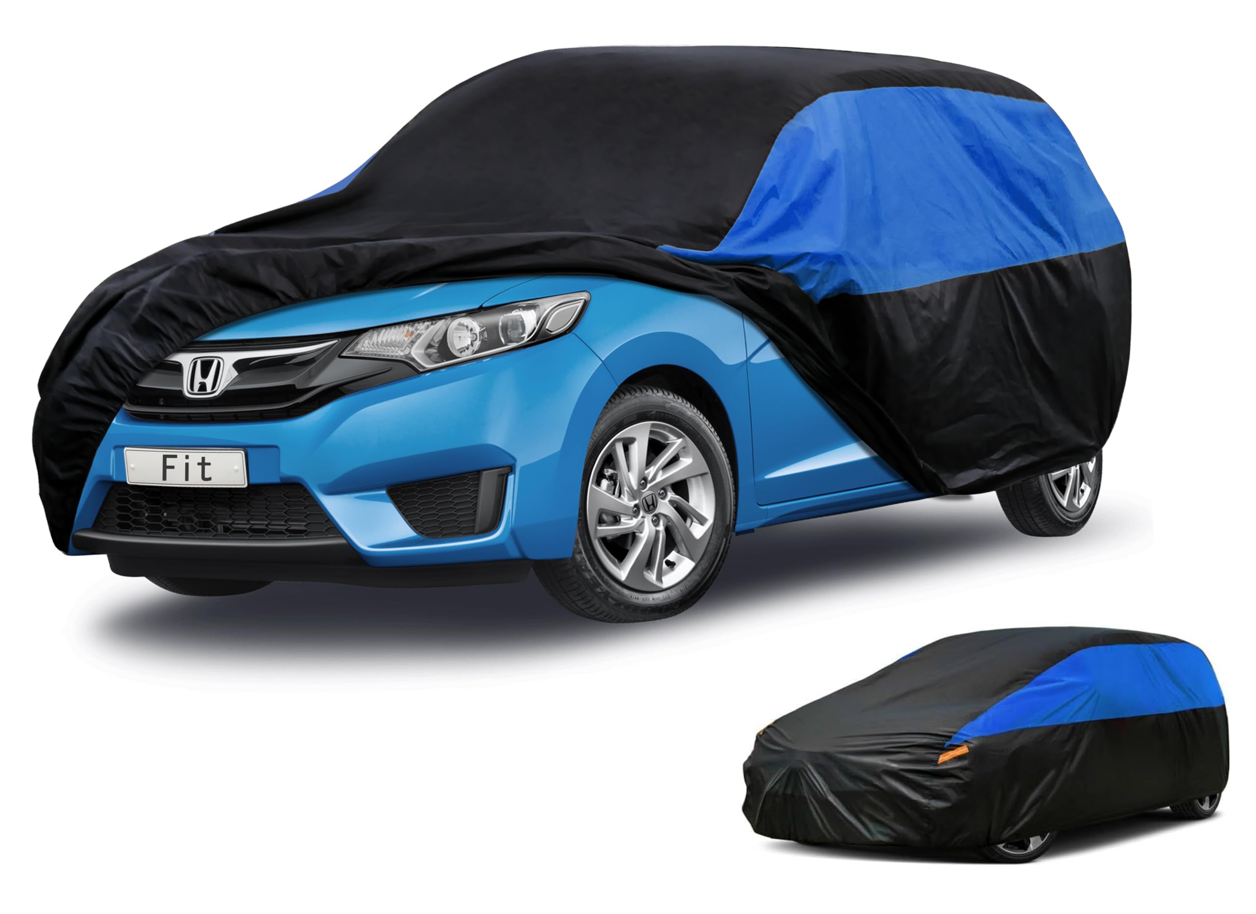 GUNHYI Car Cover Custom Fit Fit Waterproof All Weather, Lightweight Full Exterior Cover for Automobiles Outdoor Sun UV Rain Dust Snow Wind Protection.