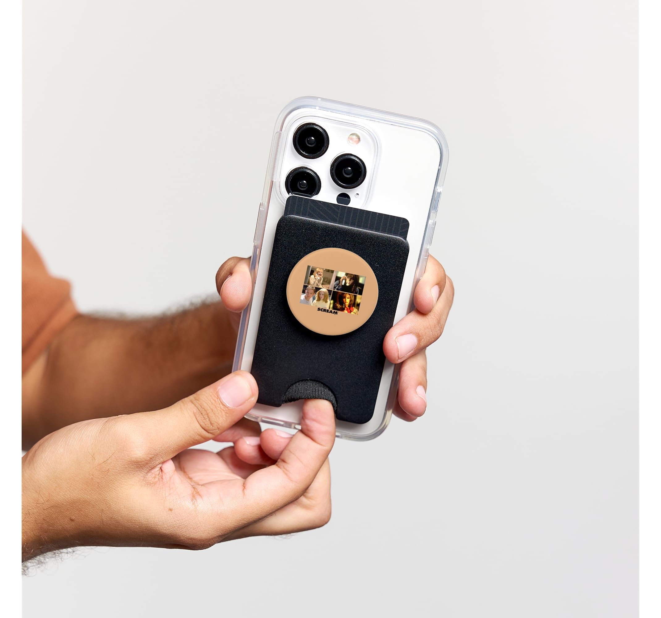 Scream Official Ghostface Classic Slasher - Película de Terror PopSockets PopWallet para MagSafe