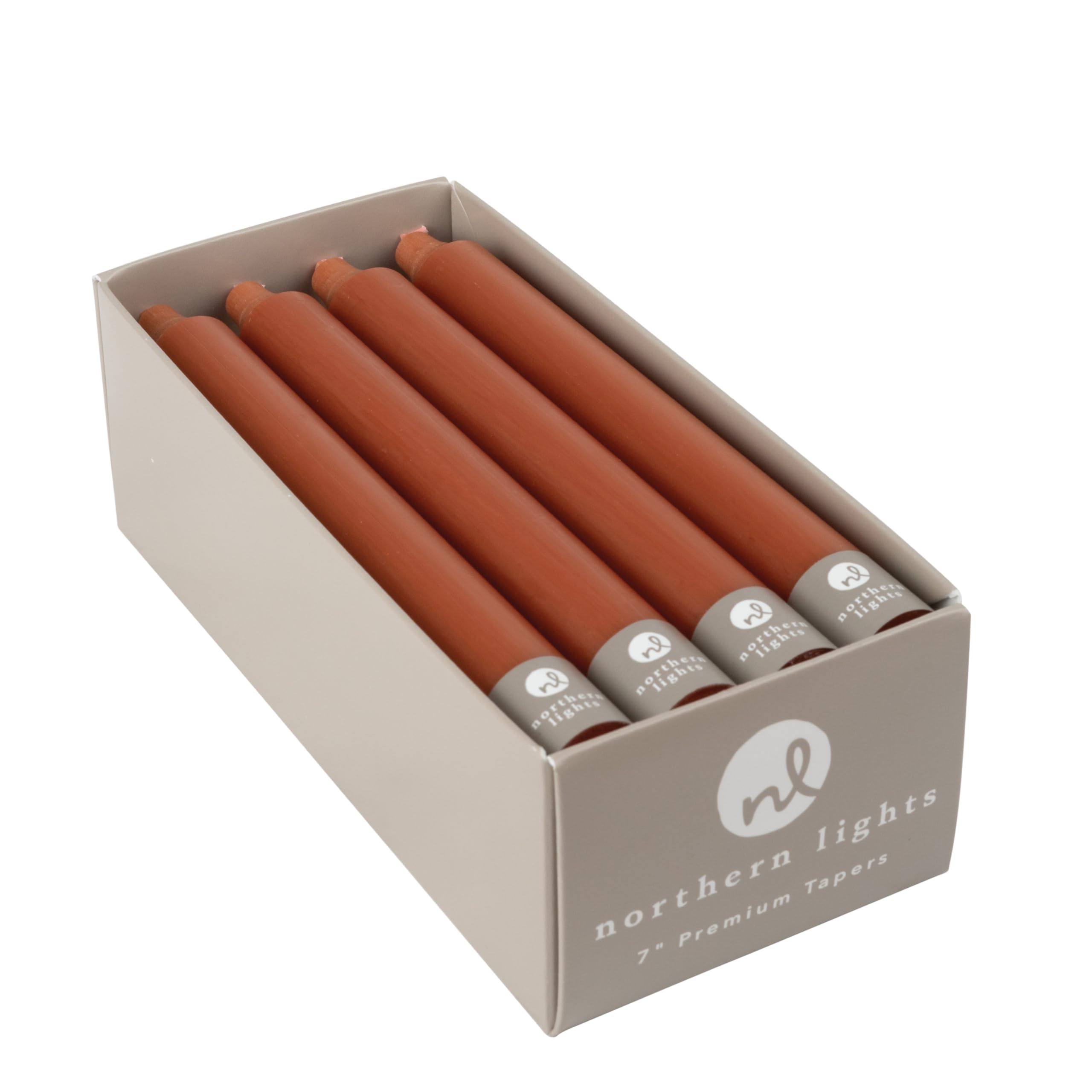 Bougies Terre Cuite 17,8 cm Northern Lights Candles | Lot de 12 pièces