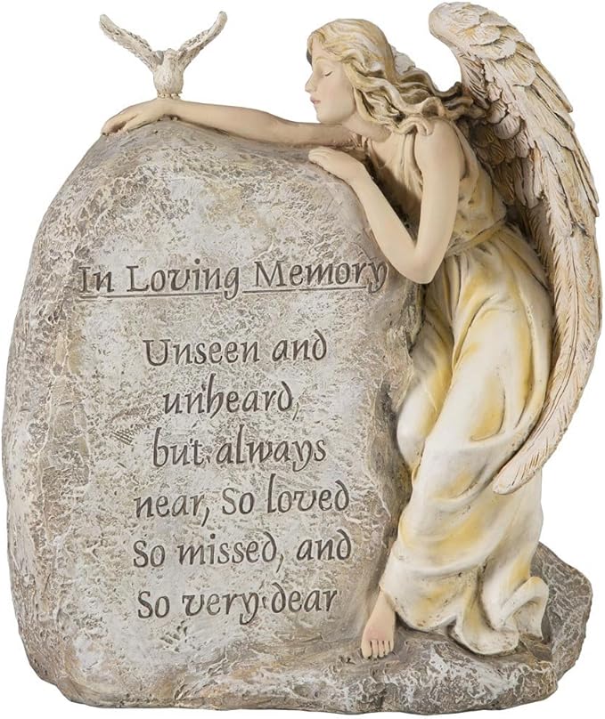 Assassin's Creed Mirage Free Content Offered to All Players 6 Fox Valley Traders in Loving Memory Angel Garden Stone, Resin Memorial Statue 8 ½” Wide x 11” High