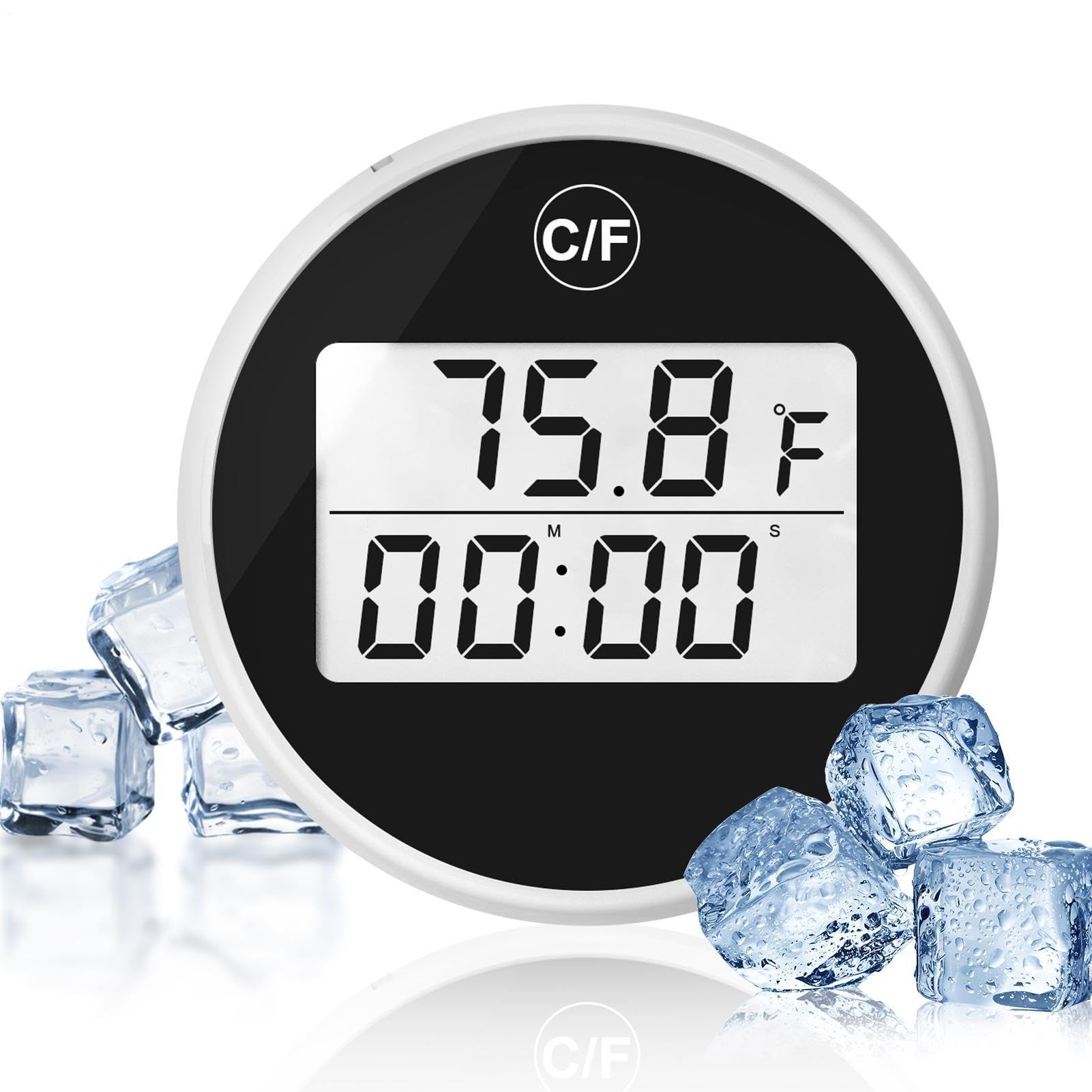 Cold Plunge Timer & Multifunctional Waterproof Temperature Gauge