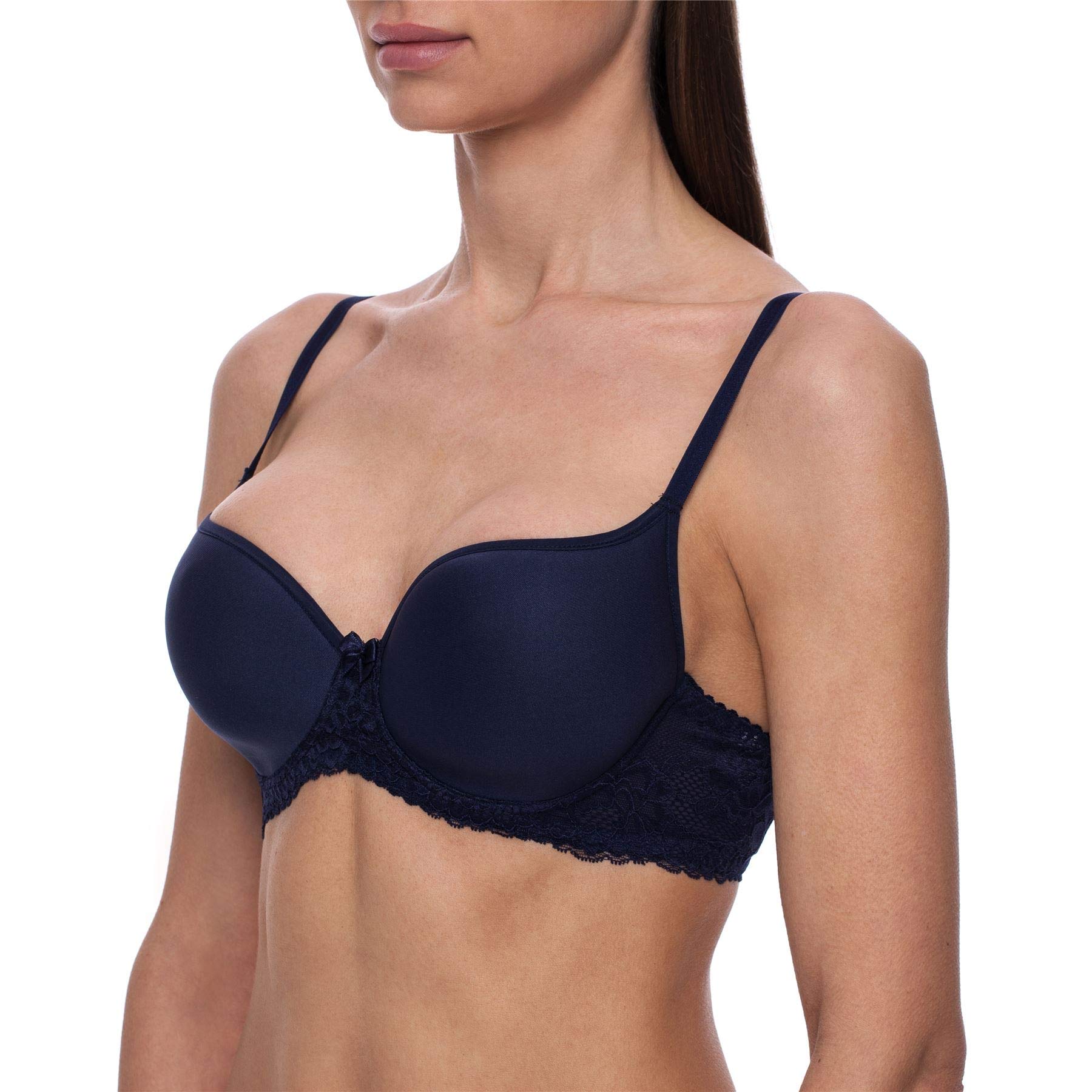 frugue Sujetador sin Costuras Encaje Deportivo Push Up Mujer