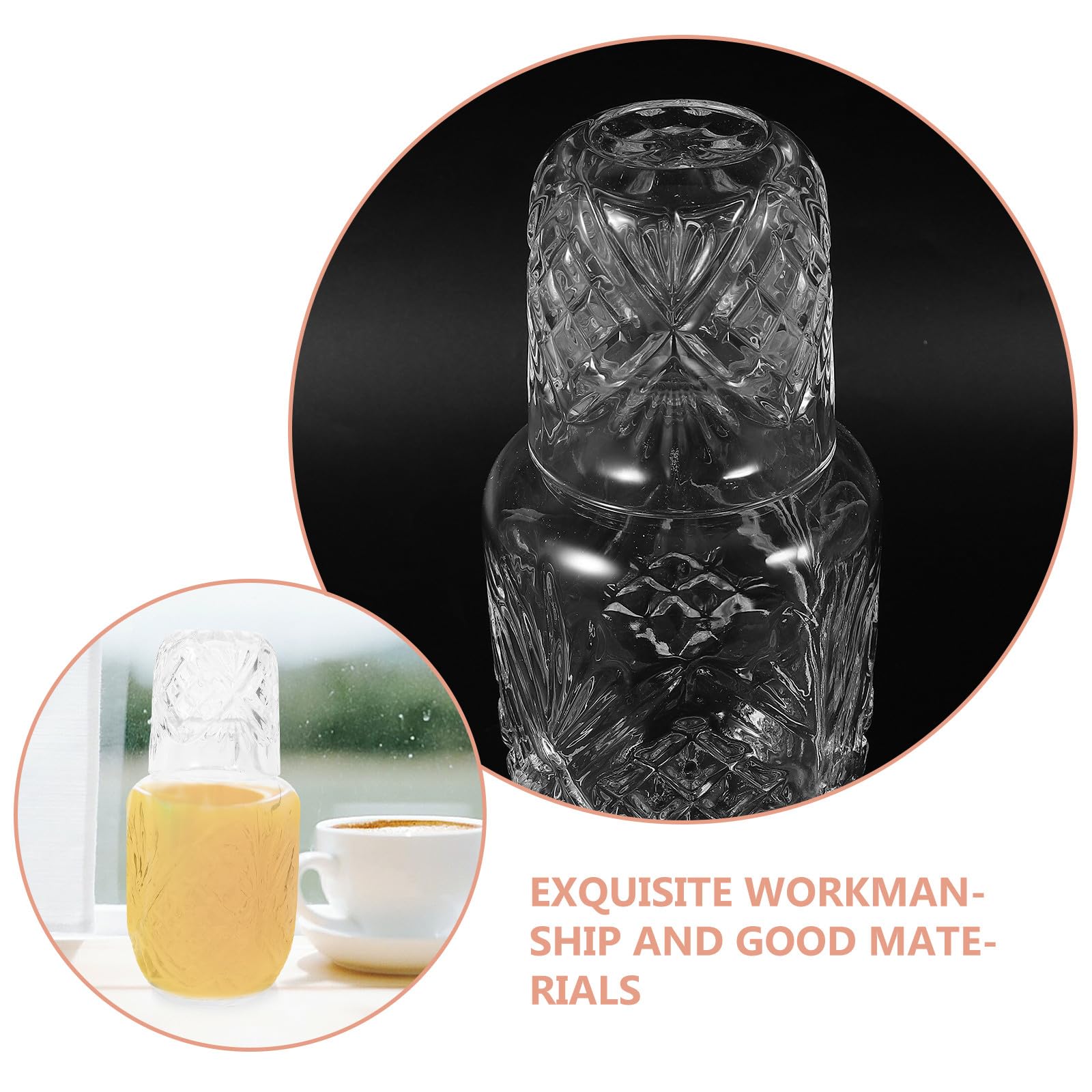 SOIMISS Juego de Vasos para Cócteles Creativos de Plástico Transparente, Taza de Bar Multifuncional para Té y Leche, Diseño Moderno para Uso en Hogar y Restaurante, Set Individual de Bebida Decorativa