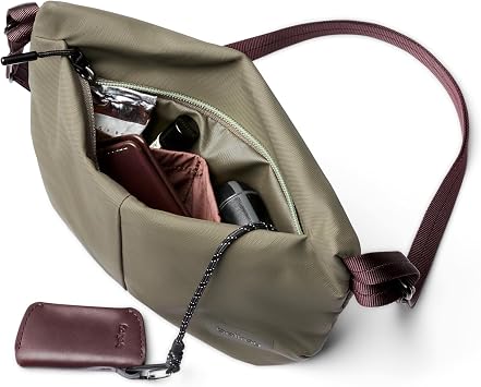 Bellroy Laneway Sacoche, Slim Crossbody Bag - SeaKelp