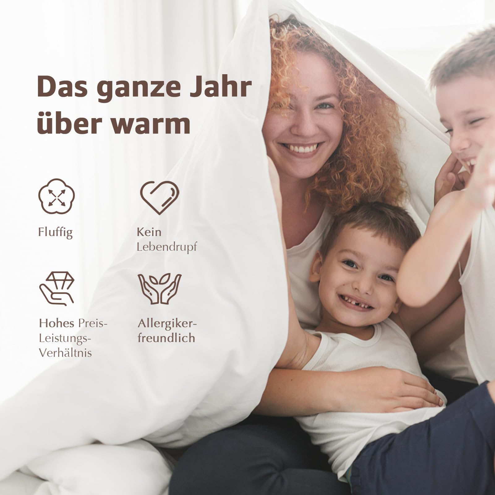 Piumino Estivo con Piume Coperta con 10%, Leggero con Trapuntatura, Federa in Cotone Oeko-Tex e RDS, Traspirante e Facile da Curare 220 × 240 cm