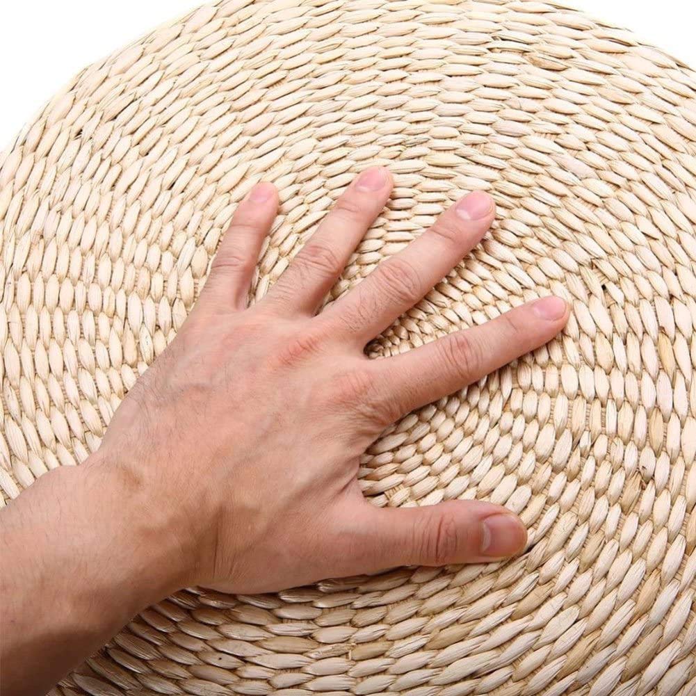 Cuscino tatami tessuto in paglia per sedia, tappeto erboso, tappetino da yoga, zen, fatto a mano, per giardino, sala da pranzo, soggiorno, decorazione per la casa