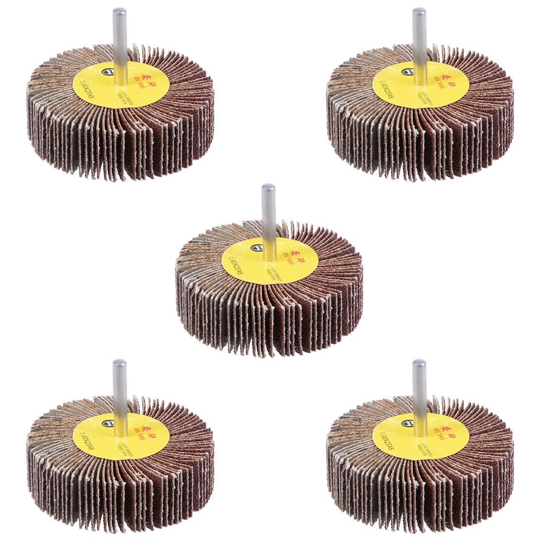 80 Grit Flap Wheels - Sanding Discs for Metal & Wood -10