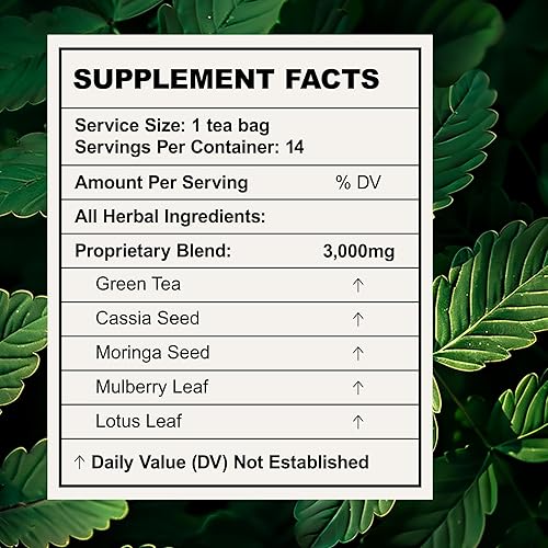 Miniatura 2 de Laicuherb Té orgánico de limpieza de colon de 14 días para limpieza corporal y desintoxicación, té natural de desintoxicación de colon con mezcla de