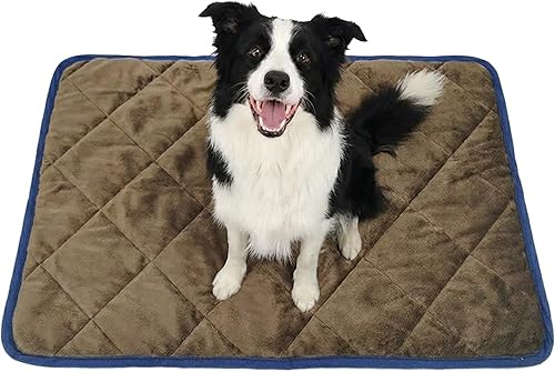 Thermal Reflection Pad for Dogs, Soft Warm and Comfortable Self Heating Dog Bed, 5-Layer Constant Keep Warmth System, Anti-Slip & Machine Washable