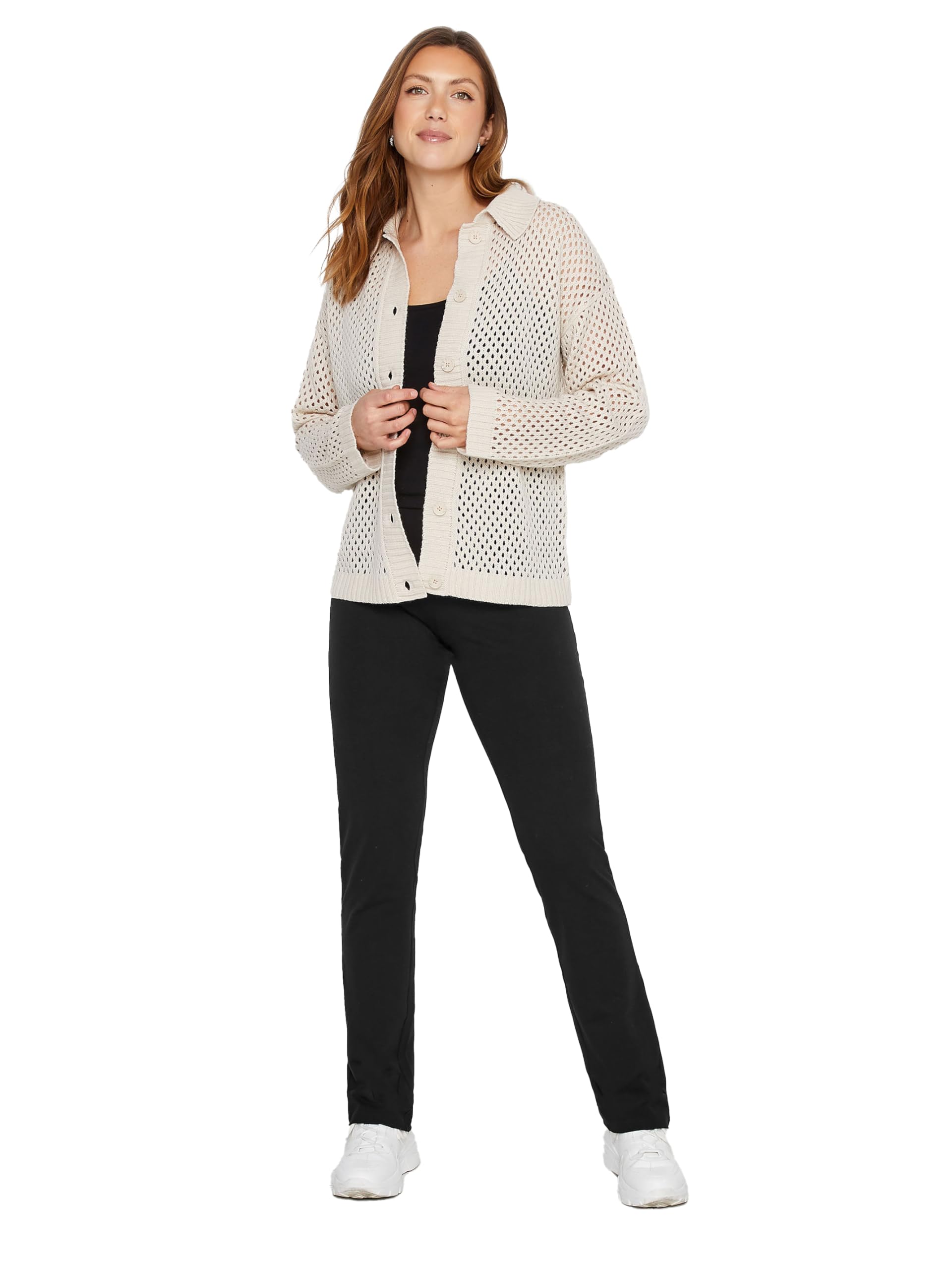 Long Tall Sally Women's Black Tall Slim Leg Yoga Pants In | : Size 14