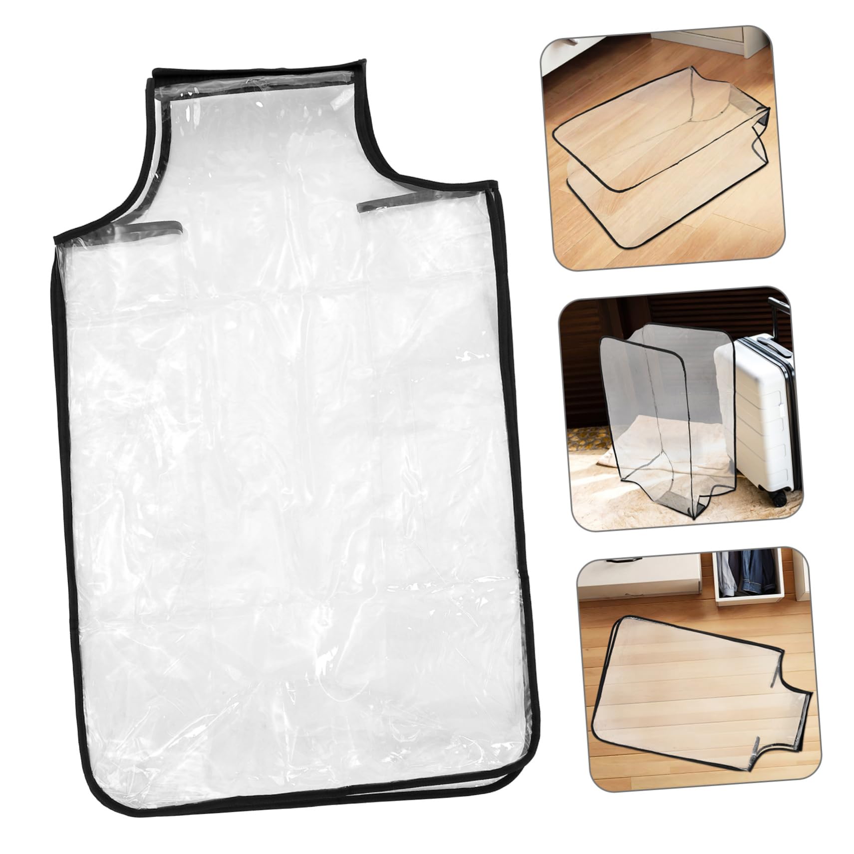2 Piezas Protector para Maleta Transparente y Resistente al Agua Antiarañazos para Equipaje con Ruedas de Fundas para Viaje Exterior