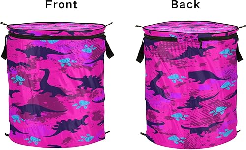 Miniatura 2 de Estante Decoraciones plegable ropa cesta para bebé Lindos Dinosaurios Niñas, botes para ropa