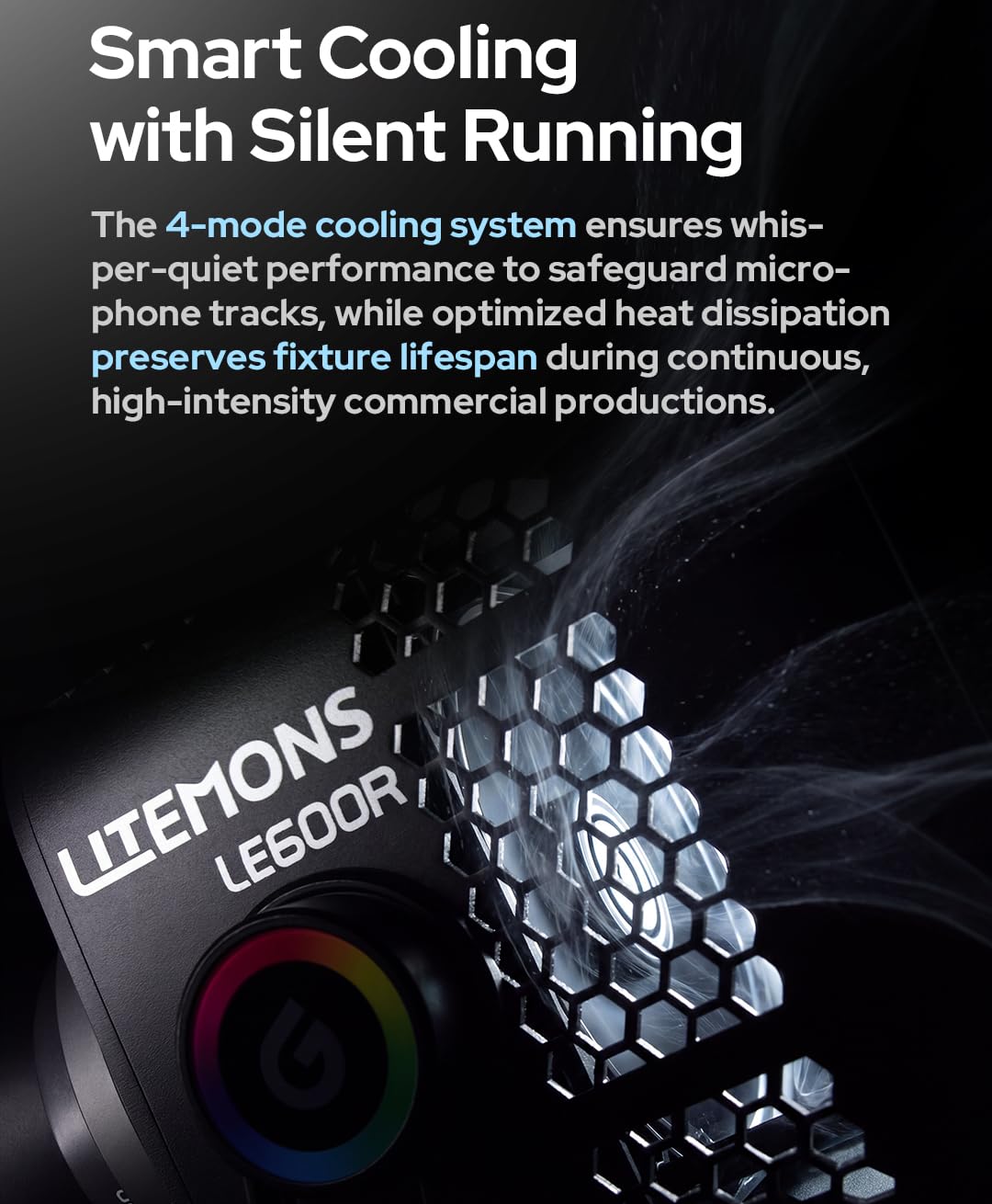 Godox Litemons LE300R RGB LED lampa wideo CCT 1800-10000 K mocowanie Bowens