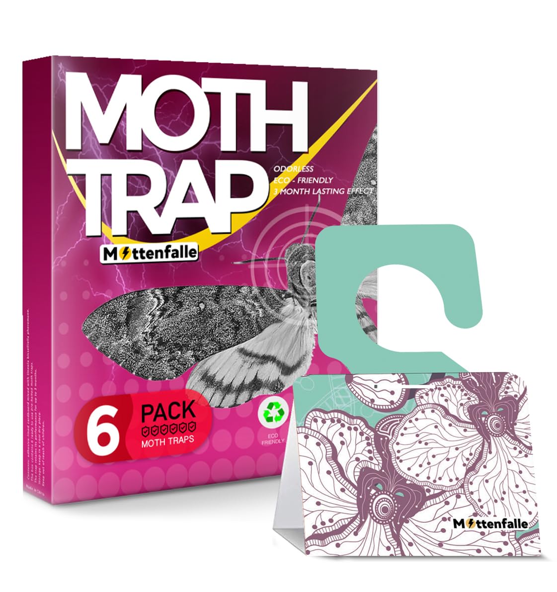Mottenfalle Clothes Moth Traps – 6-Pack
