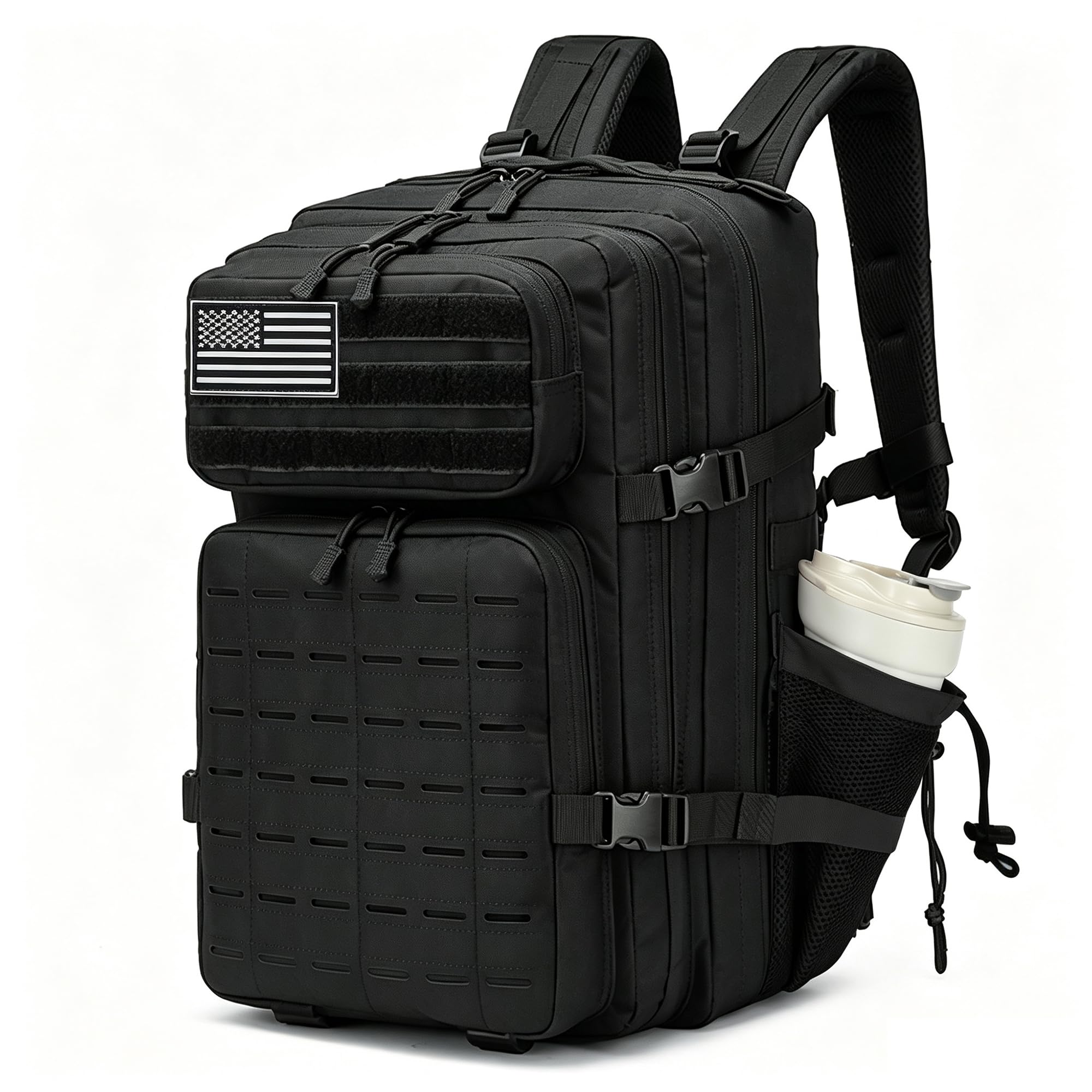 Military Tactical Backpack 45L/25L 3 Day Assault Pack Molle Daypack Hiking Backpack for Men and Women