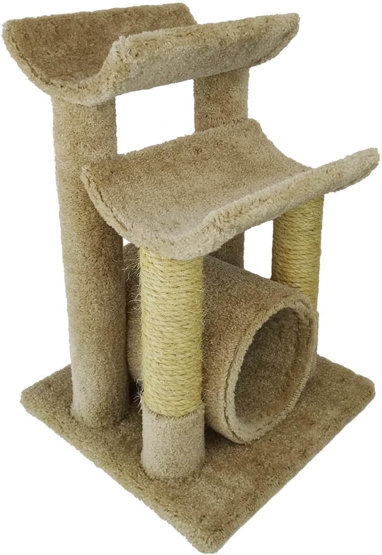 New Cat Condos Premier Cat Scratch and Sleep Furniture, Beige