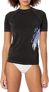 Kanu Surf Womens Marina UPF 50+ Short Sleeved Active Rashguard & Workout Top