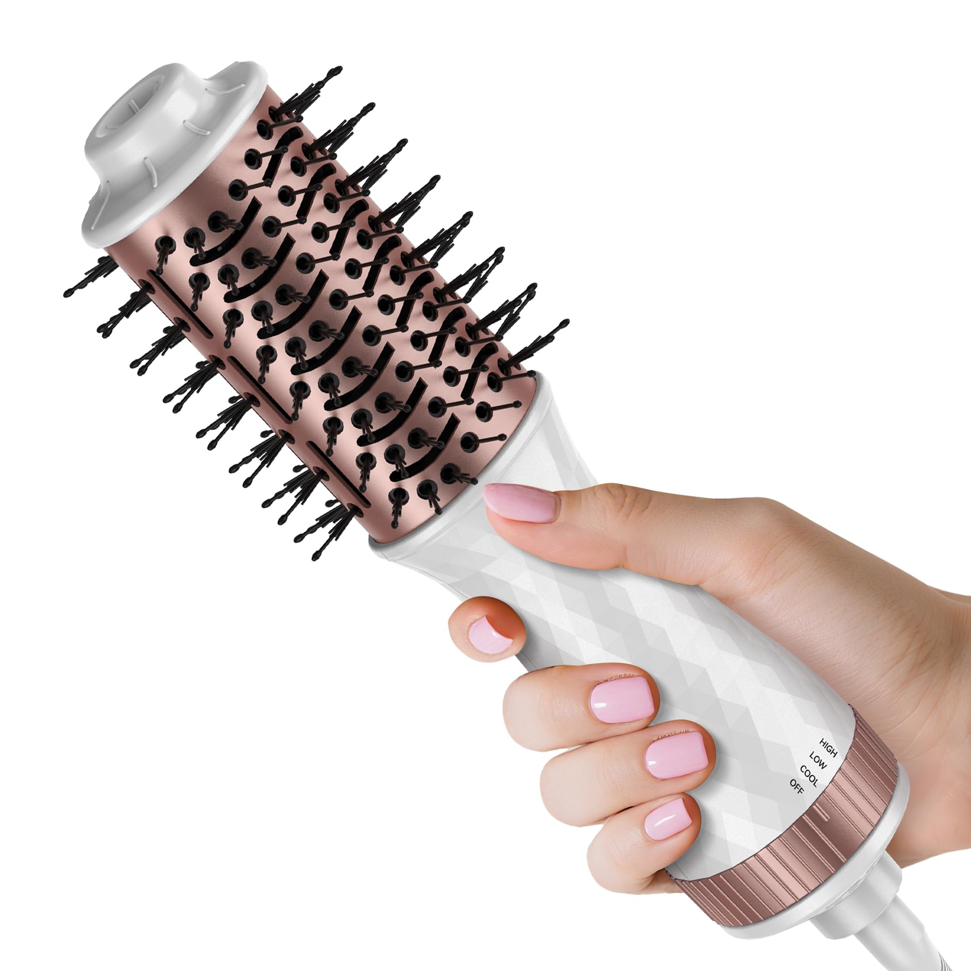 LYBHBDGHM Mini Travel Hair Dryer Brush
