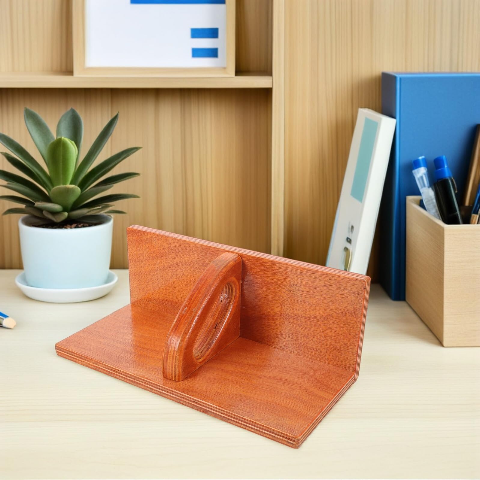 Kichvoe Spingitore Funzionamento Stabile in Legno per Carta Artigianale per Taglierina e Compatibilità Versatile per Taglio di Etichette e Carta Creativa