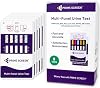 Prime Screen 5 Pack 10 Panel Uredrug Test Kit - Instantly Test 10 Drugs THC, BZO, MET, PCP, MTD, AMP, BAR, COC, OPI, MDMA - WDOA-3104