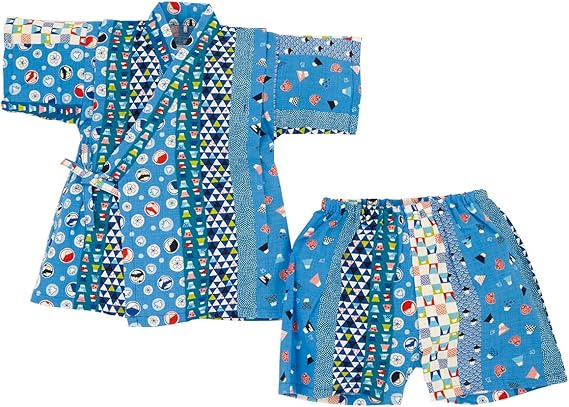 Amazon 甚平 キッズ 男の子 日本製 生地 綿 100 マリン 富士山 紺 ネイビー ネイビー 青 ブルー 80 90 100 110 1 Cm Ssn 着物 浴衣 甚平 通販