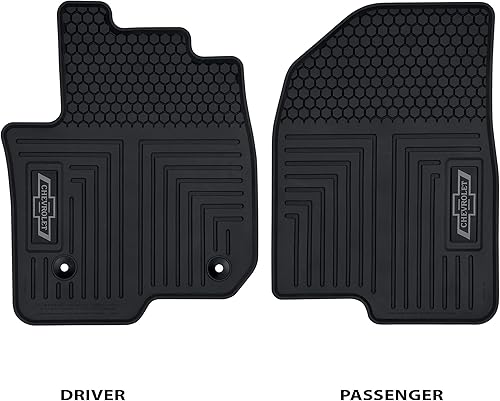 Miniatura 4 de Plasticolor 001796R01 Chevrolet Silverado - Alfombrillas de piso para vehículos delanteros de ajuste personalizado de fábrica, modelos 2019-2023,