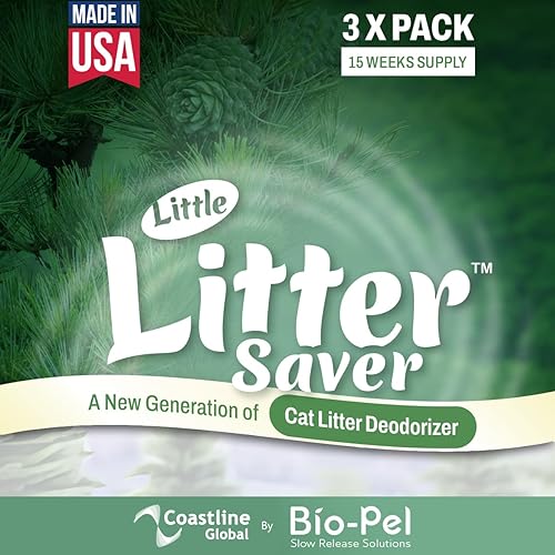 Miniatura 7 de Little Litter Saver  Una nueva generación de desodorante de caja de arena para gatos  Fórmula única para liberación lenta  Aroma fresco natural