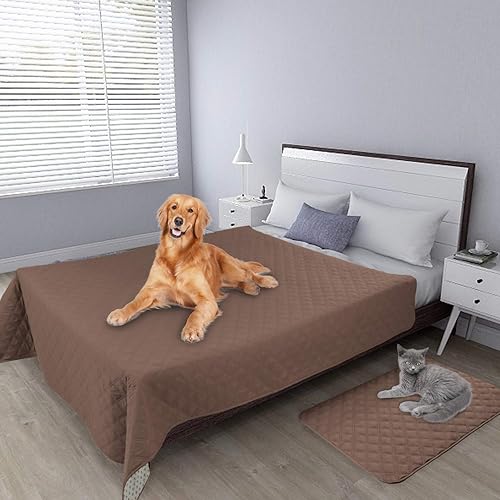 Vista 47 de Easy-Going - Funda protectora, 100 % impermeable, protector de muebles, funda de sofá, funda antideslizante lavable, reutilizable, contra Beige