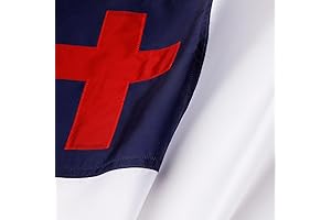 Christian Flag Made in USA, All-Weather SolarMax Nylon