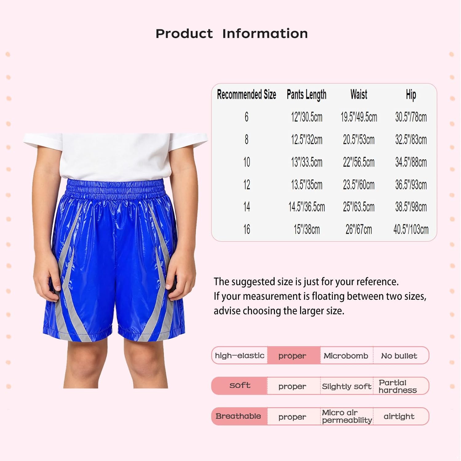 Kids Waterproof Shorts Water Resistant Quick Dry Cargo Shorts