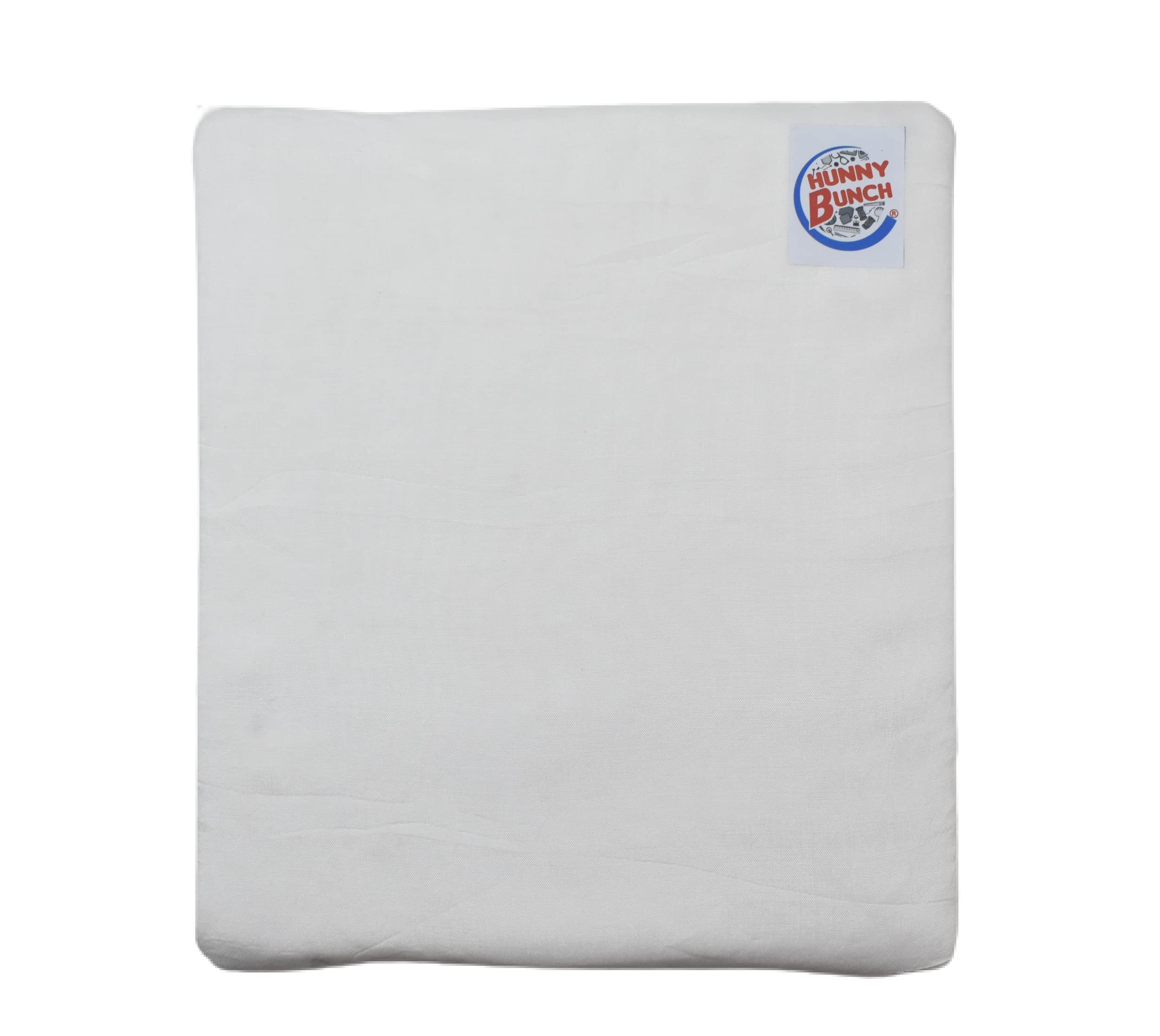 HUNNY- BUNCH® Premium Dyeable Cotton Santoon Fabric Used for Coat, Suits, Shirts, Jackets, Crafting and Designer Dresses (Width - 42 Inches : Color - White) 2 Meters-image-46