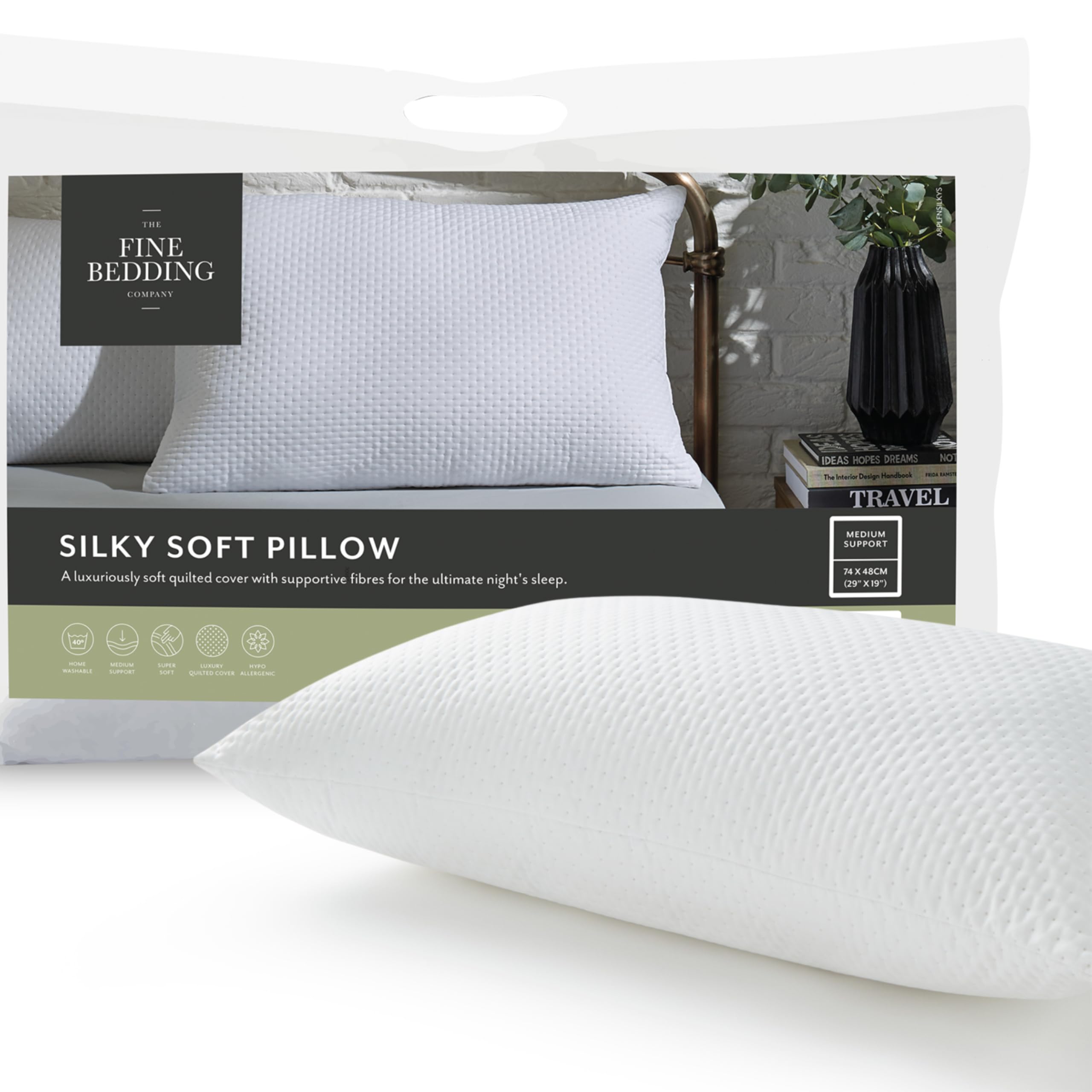 The Fine Bedding Company Silky Soft Pillow