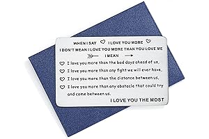 Affordable I Love You Wallet Cards for Him