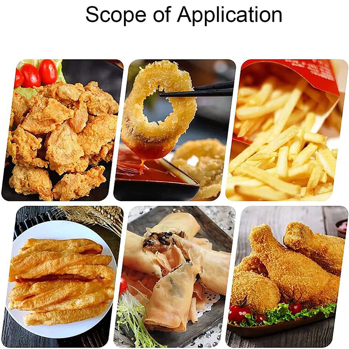 Multifunction Home/Commercial Gas Fryer, Kitchen Frying Machine, Countertop Stainless Steel Gas Deep Fryer, Chip Fryers Adjustable Firepower,B