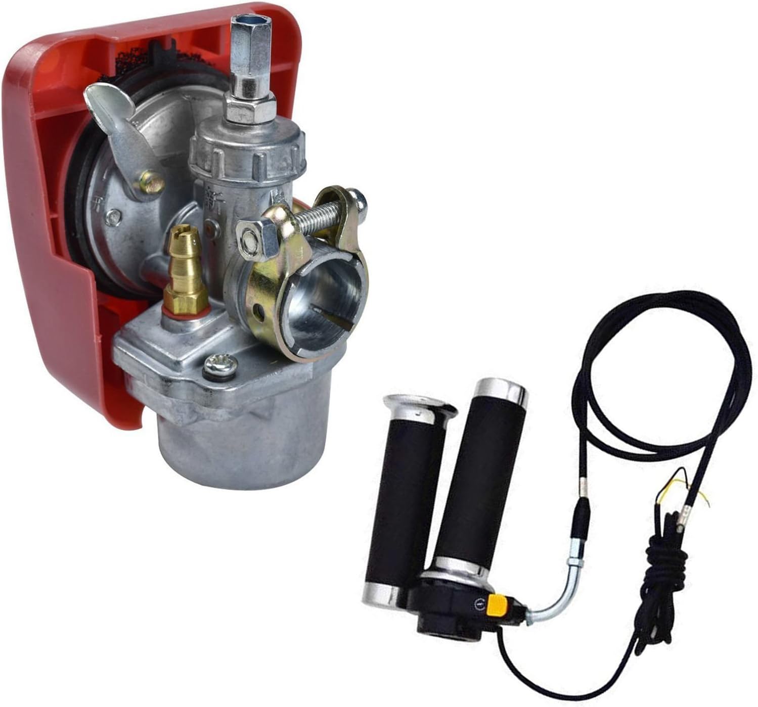WPHMOTO Carburetor Carb & Throttle Cable & Twist Grip