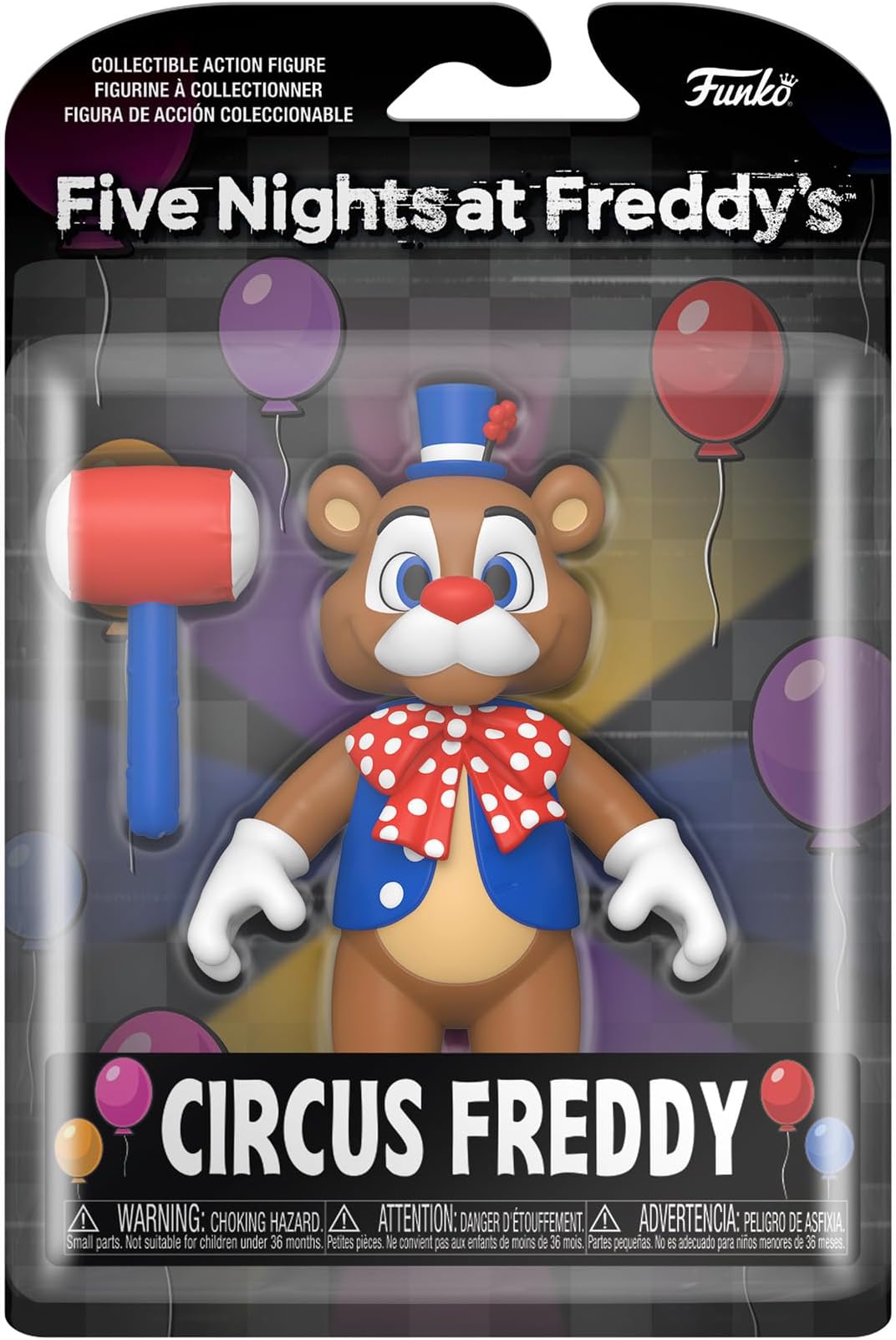 Funko Action Figure: Five Nights At Freddy's (FNAF) SB - Circus Freddy Fazbear - Collectable Toy - Gift Idea - Official Merchandise