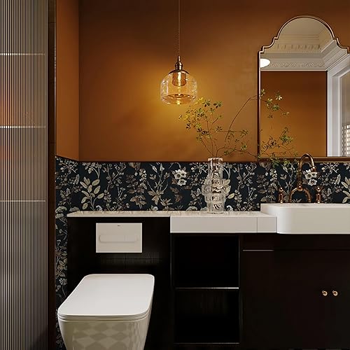 Miniatura 5 de Dimoon Papel tapiz autoadhesivo de 393.7 x 17.3 pulgadas, grueso, impermeable, moderno, extraíble, autoadhesivo, papel tapiz de vinilo para cubrir