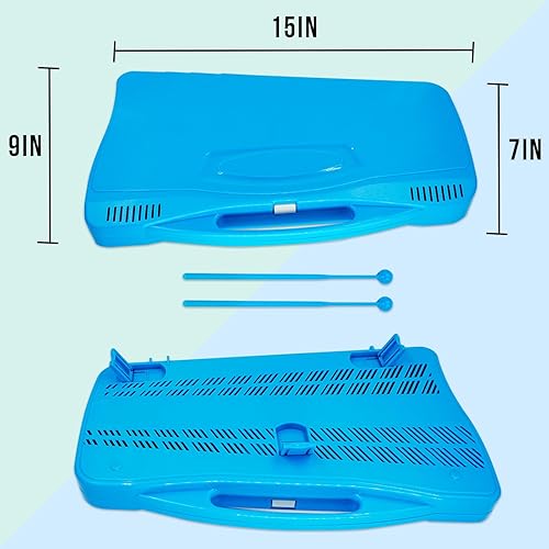 Miniatura 38 de Soulmate Xilófono, instrumento de xilófono Glockenspiel de 25 notas para niños, juguete musical de metal, instrumento de percusión profesional