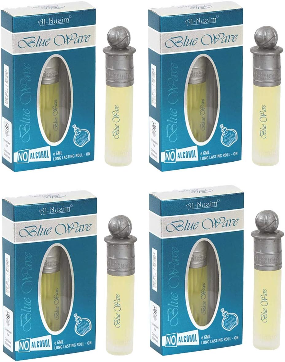 Blue Wave Attar (6 ml Each) - Pack of 4