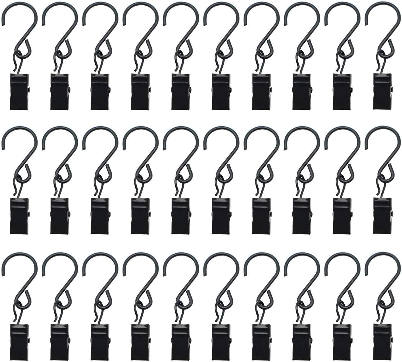 30 Pcs Party Light Hanger with Hook & Alligator Clip