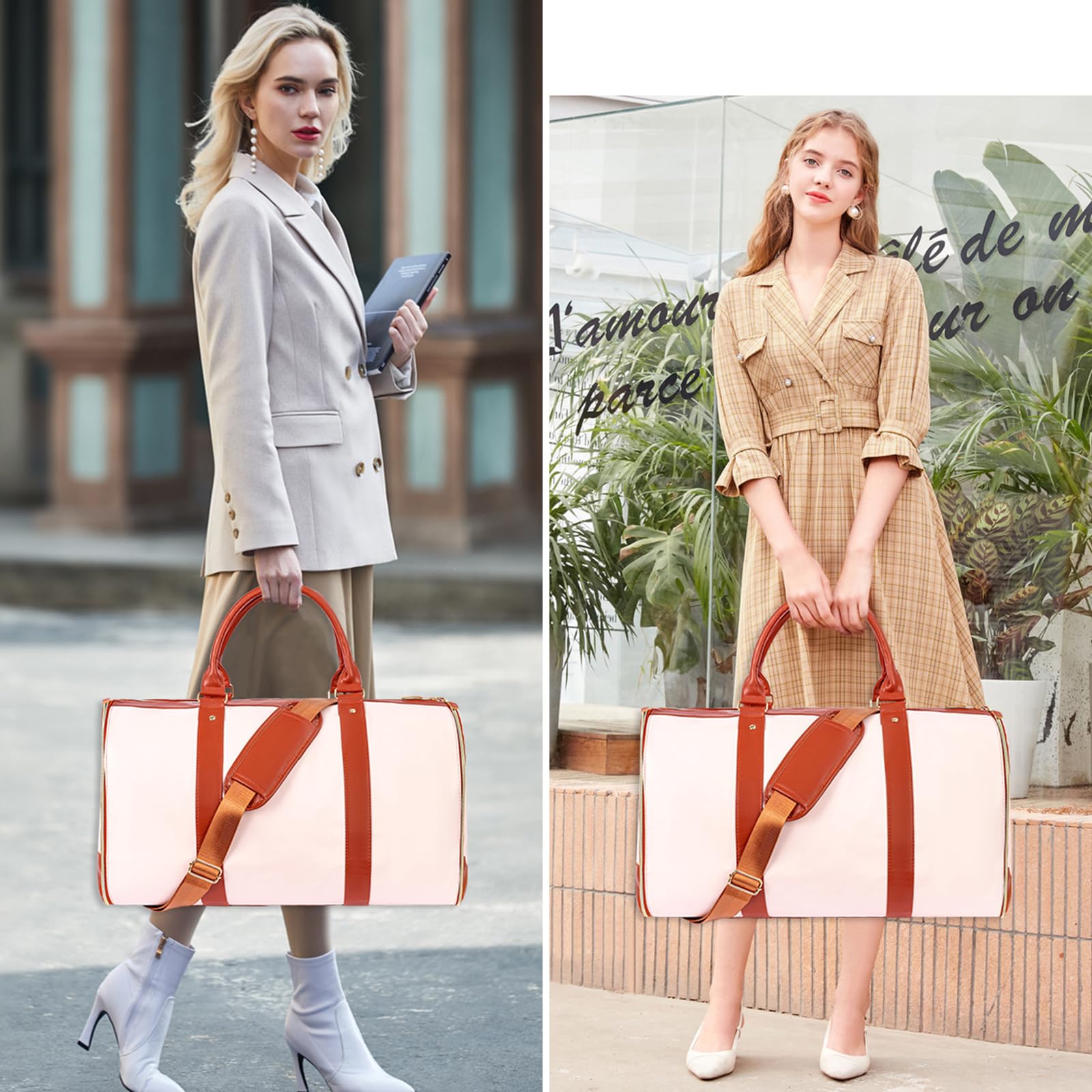 Bolsa de ropa de mano para colgar ropa, maleta, traje de viaje, con correa para el hombro, para viajes, hombres y mujeres