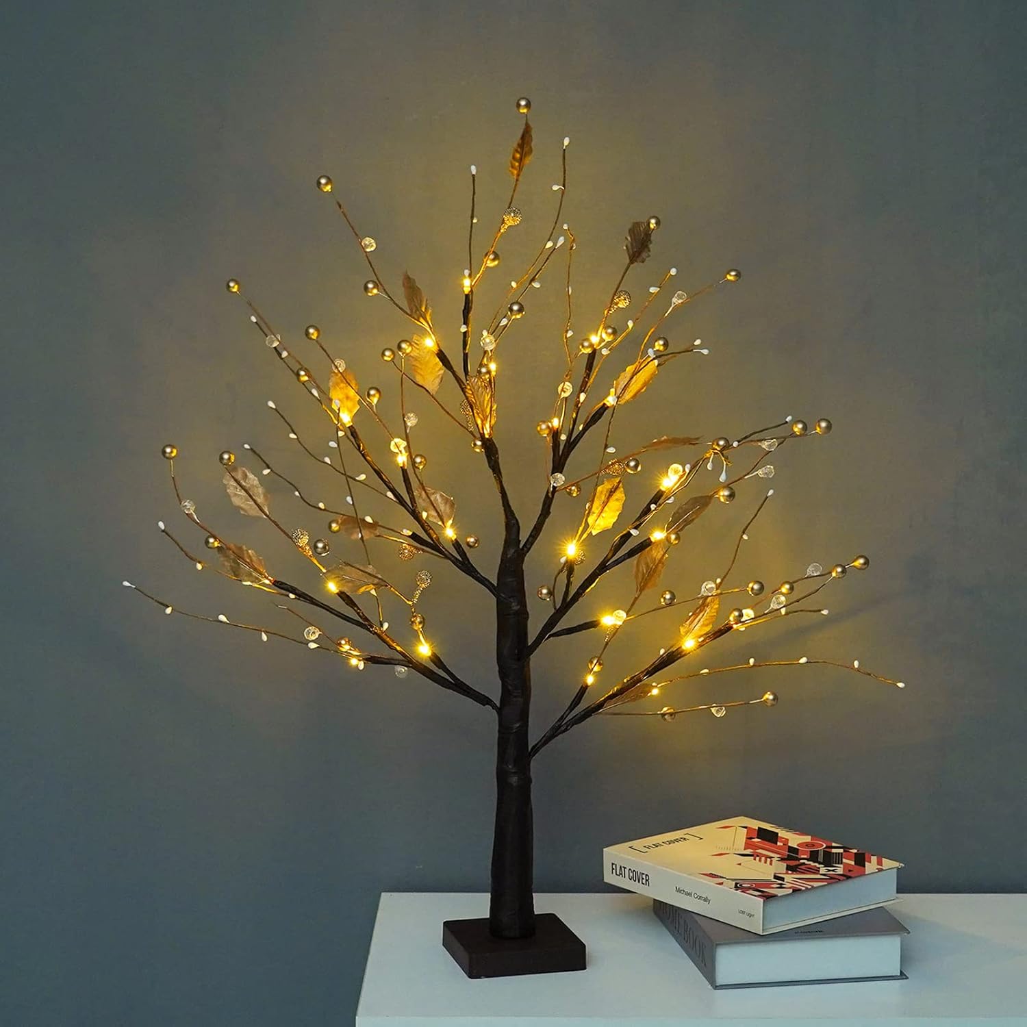 Amazon.de Weihnachtsdeko Lichterbaum Für Innen mit 24 LEDs, Ahornblatt