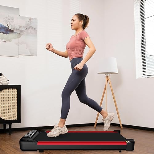 Miniatura 4 de Under Desk Treadmill for Home Small, 2.5HP Portable Electric Treadmills for Small Space, Home Small Treadmill with Remote Control, Compact Walking