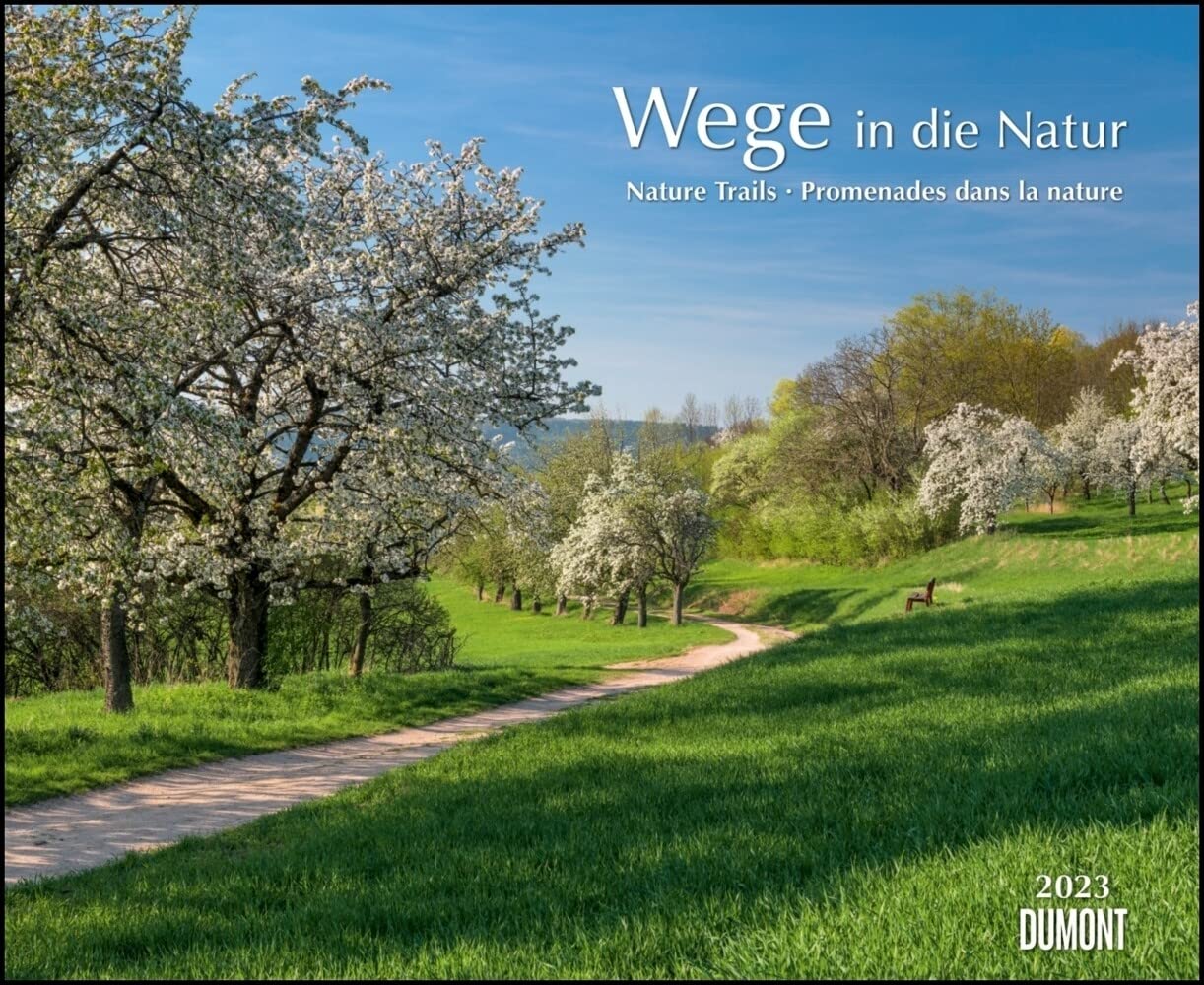 Paths into Nature 2023 - Wall Calendar 52 x 42.5 cm - Spiral Bound
