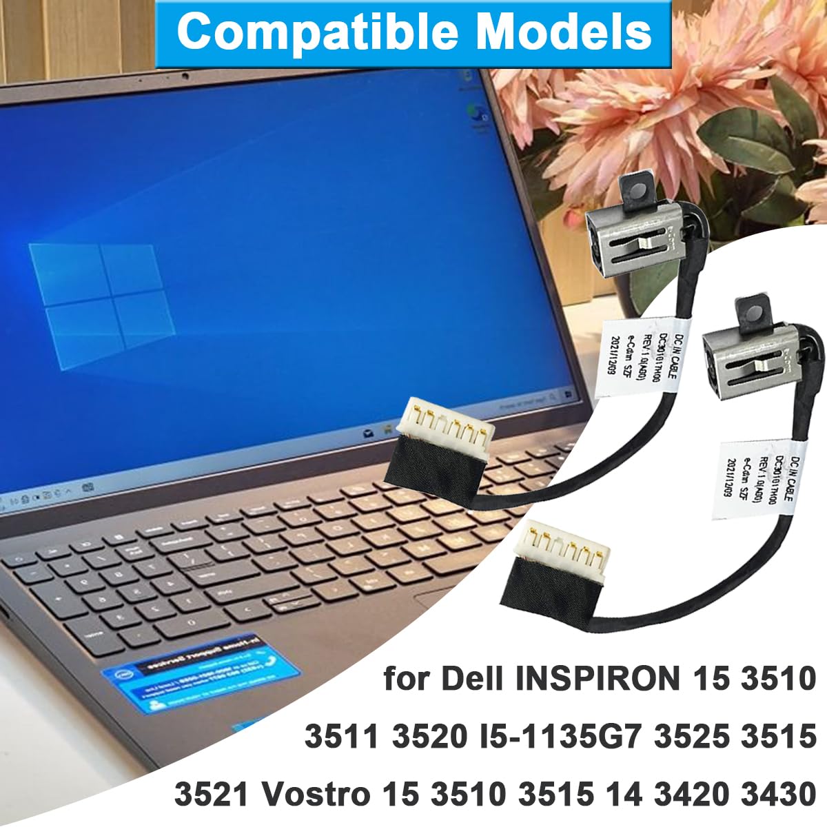 Amazon.co.jp: ZHUROUPU 対応for Dell Ifor NSPIRON 15 3510 3511 3520 